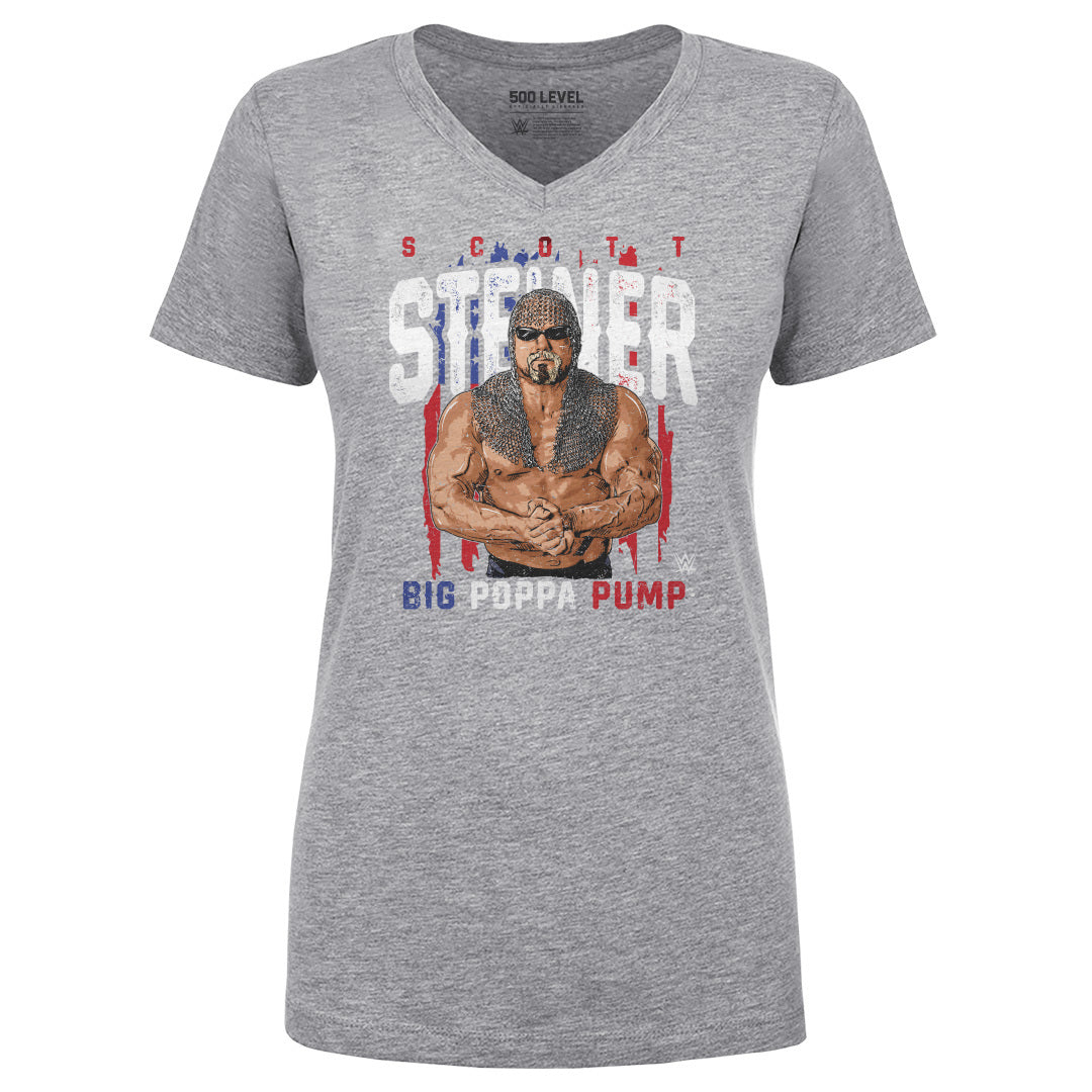 Scott Steiner Women's V-Neck T-Shirt | 500 LEVEL