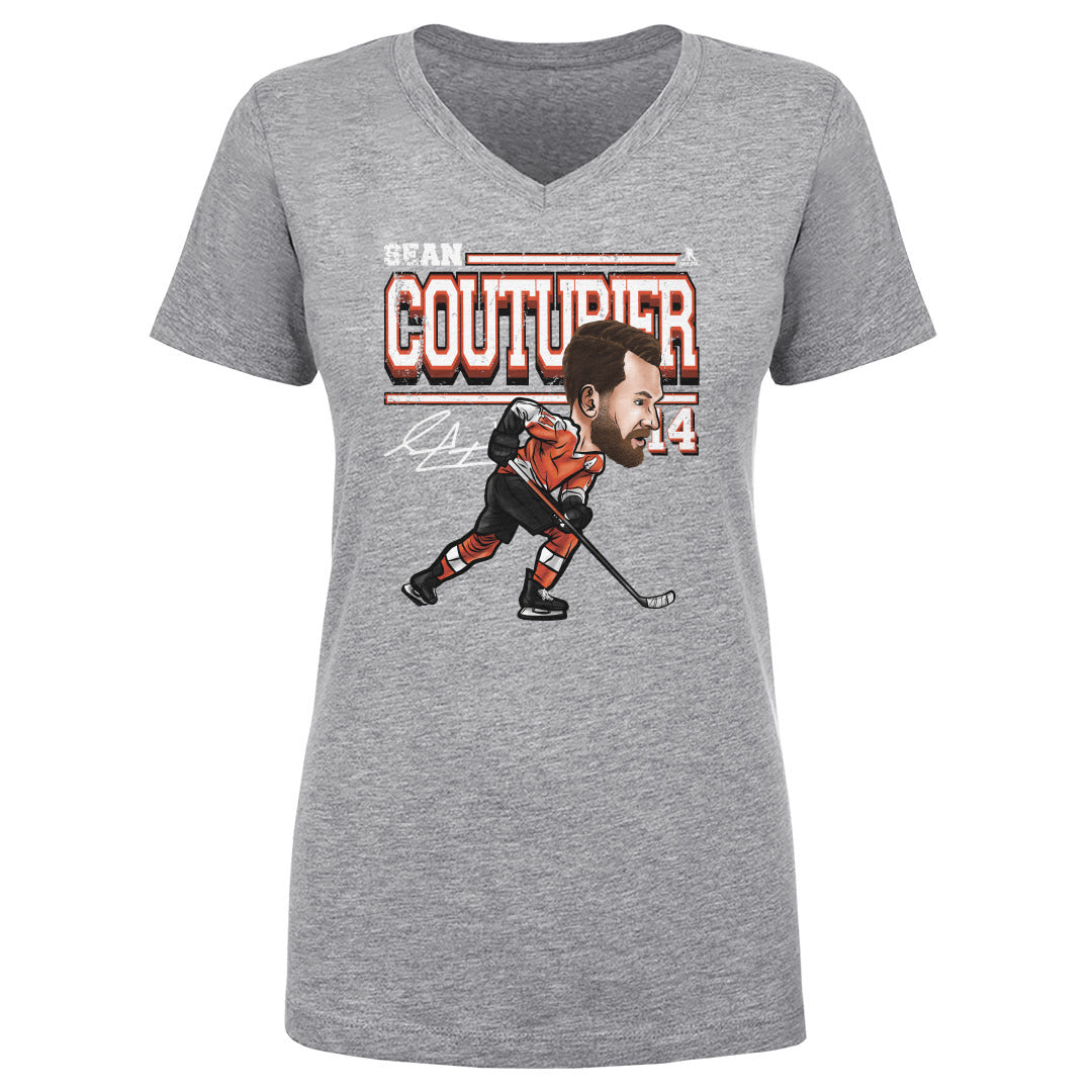 Sean Couturier Women's V-Neck T-Shirt | 500 LEVEL