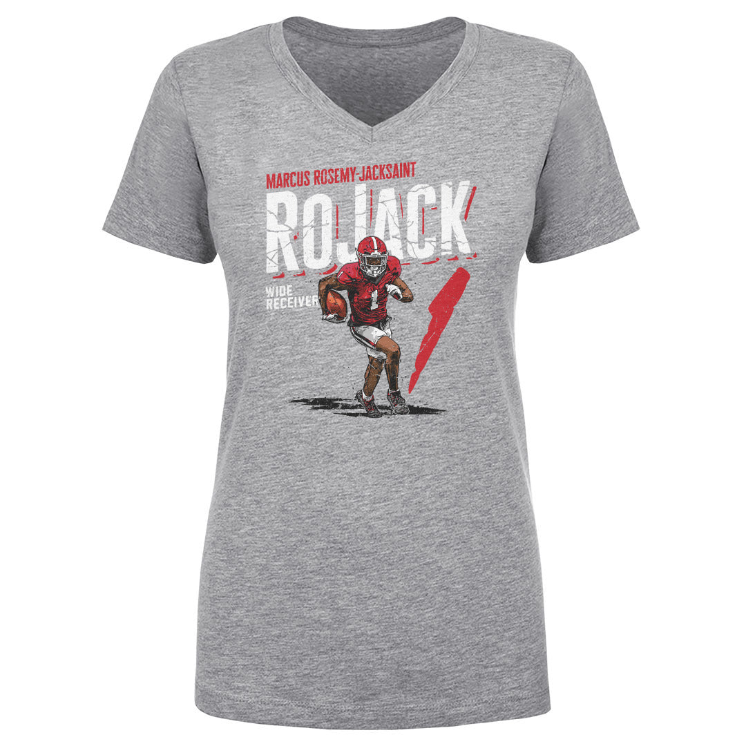 Marcus Rosemy-Jacksaint Women's V-Neck T-Shirt | 500 LEVEL