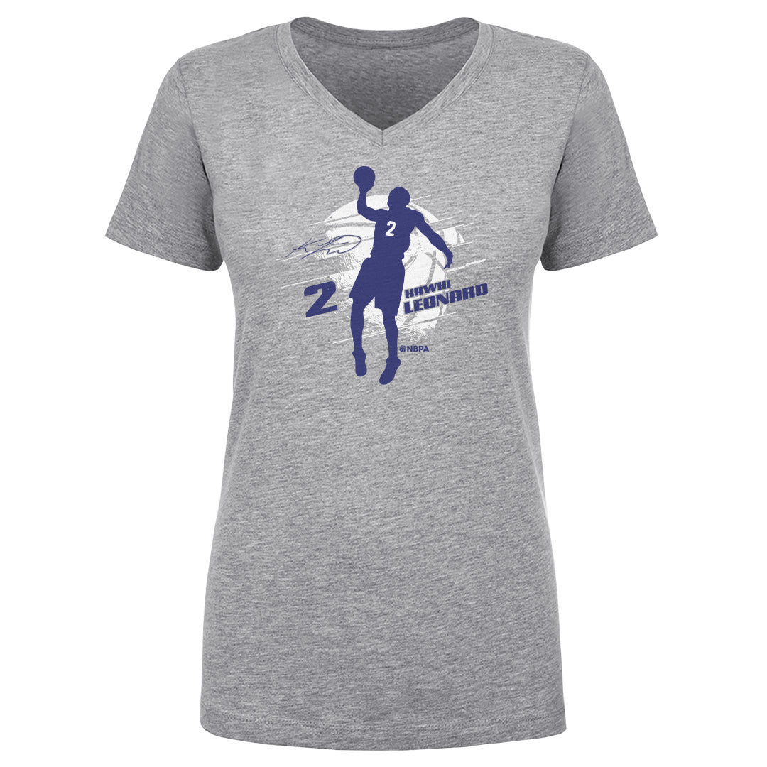 Kawhi Leonard Women's V-Neck T-Shirt | 500 LEVEL
