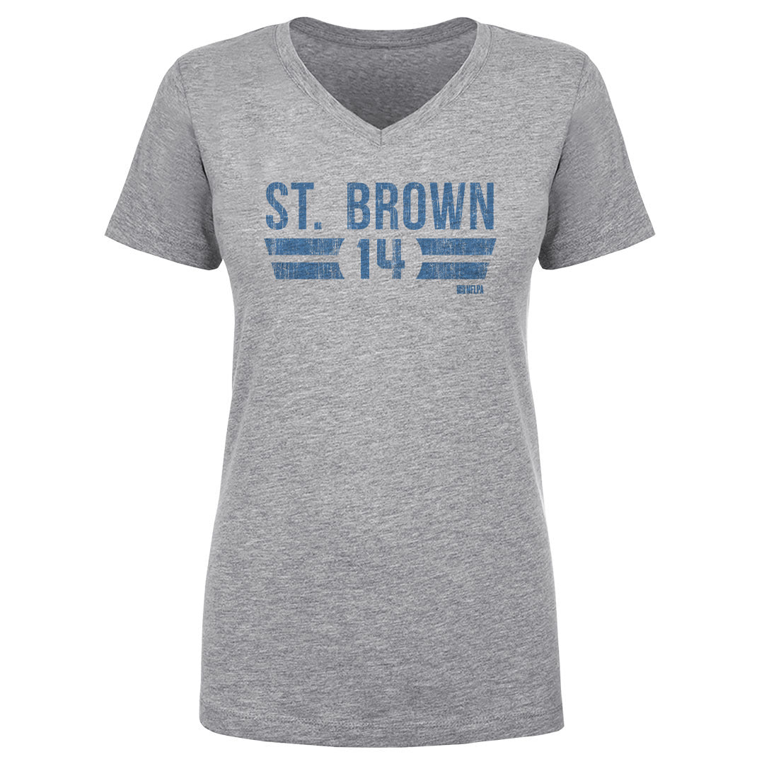 Amon-Ra St. Brown Women's V-Neck T-Shirt | 500 LEVEL
