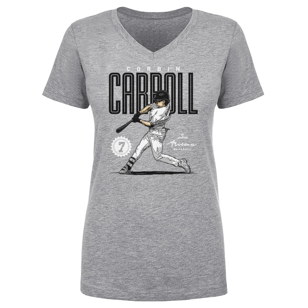 Corbin Carroll Women's V-Neck T-Shirt | 500 LEVEL