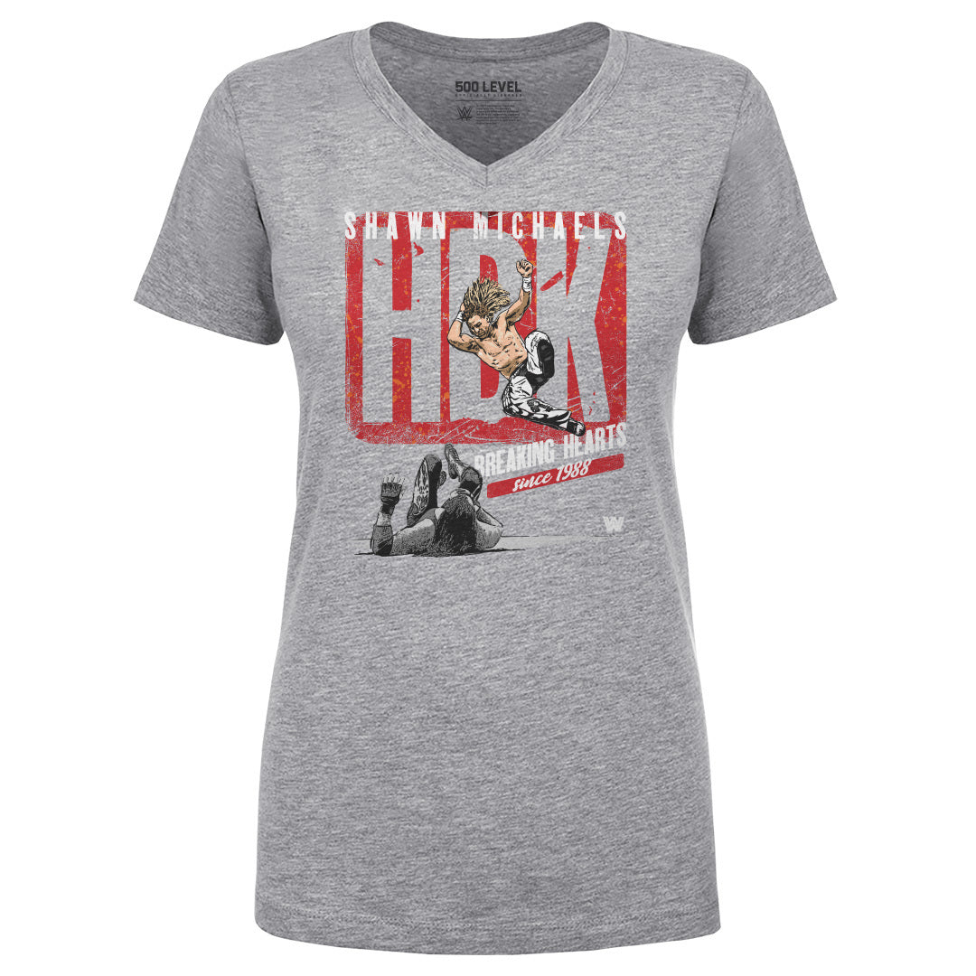 Shawn Michaels Women's V-Neck T-Shirt | 500 LEVEL