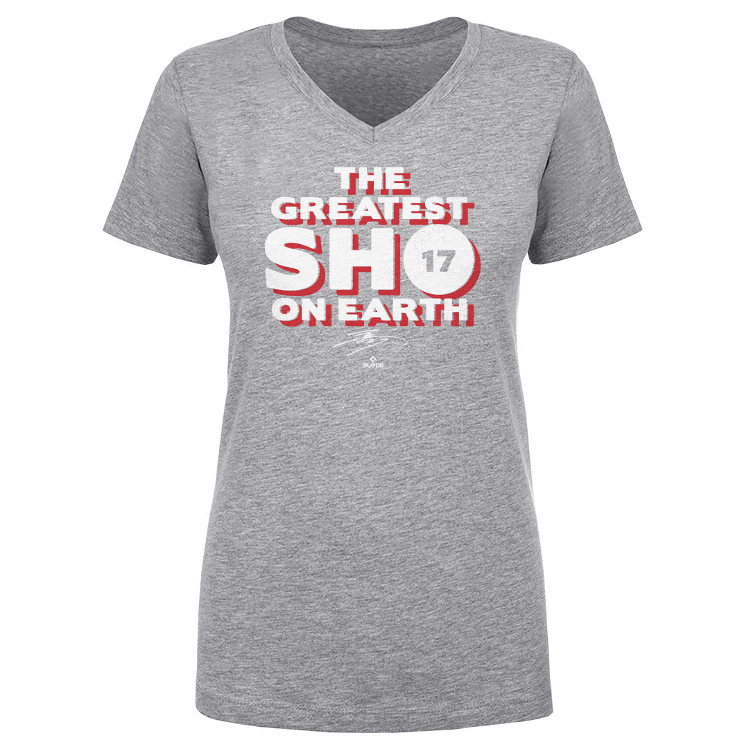 Shohei Ohtani Women's V-Neck T-Shirt | 500 LEVEL