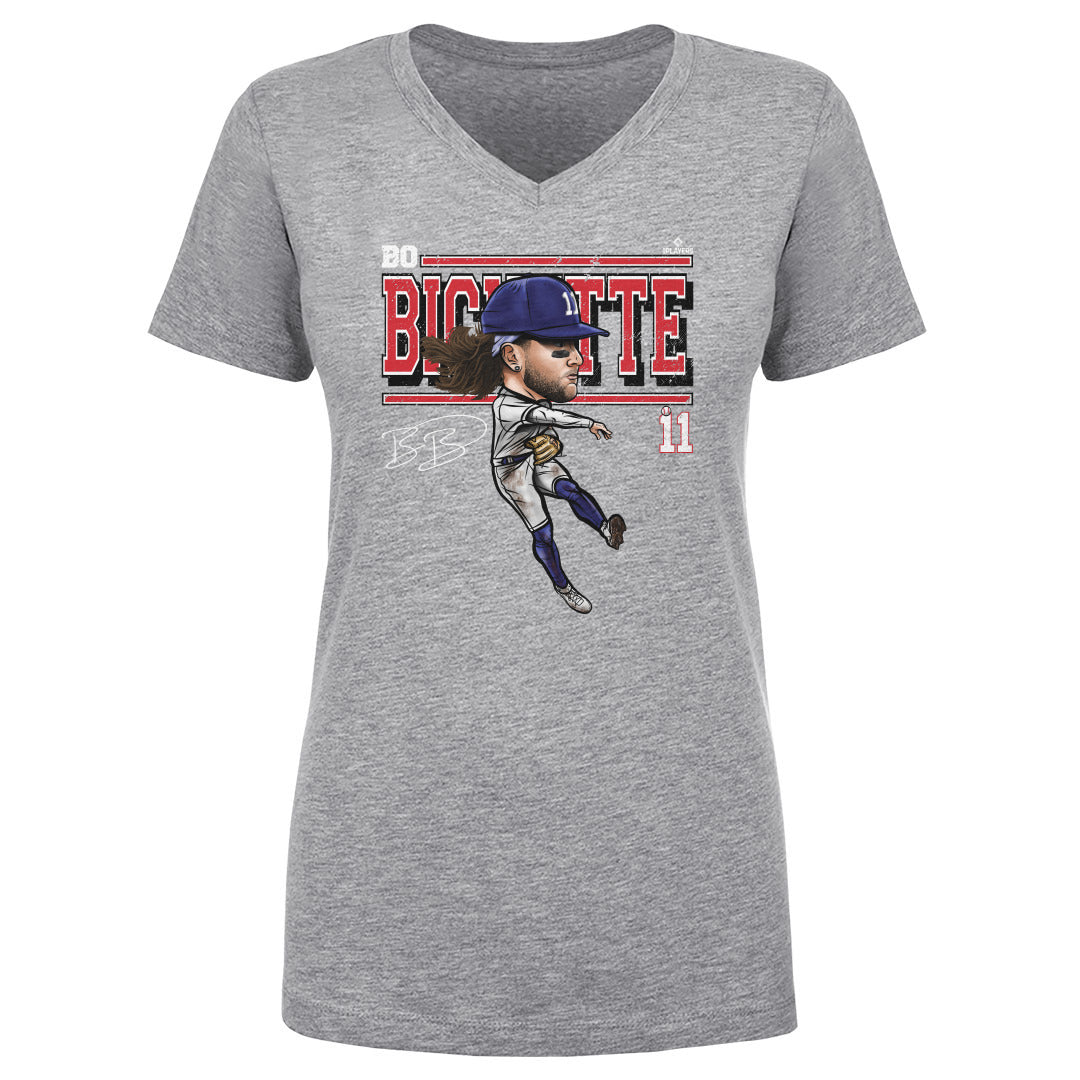 Bo Bichette Women's V-Neck T-Shirt | 500 LEVEL