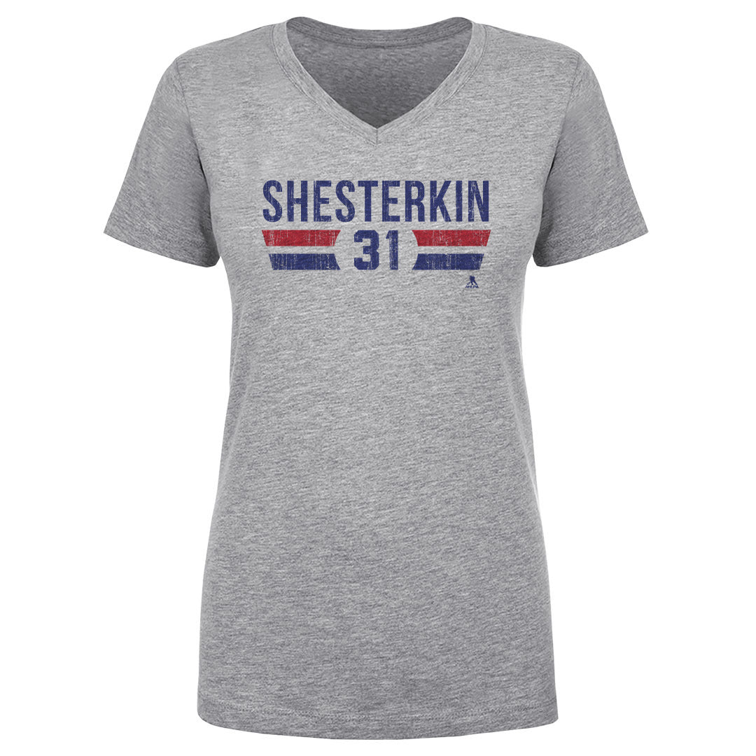 Igor Shesterkin Women's V-Neck T-Shirt | 500 LEVEL