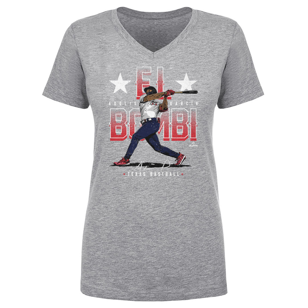 Adolis Garcia Women's V-Neck T-Shirt | 500 LEVEL