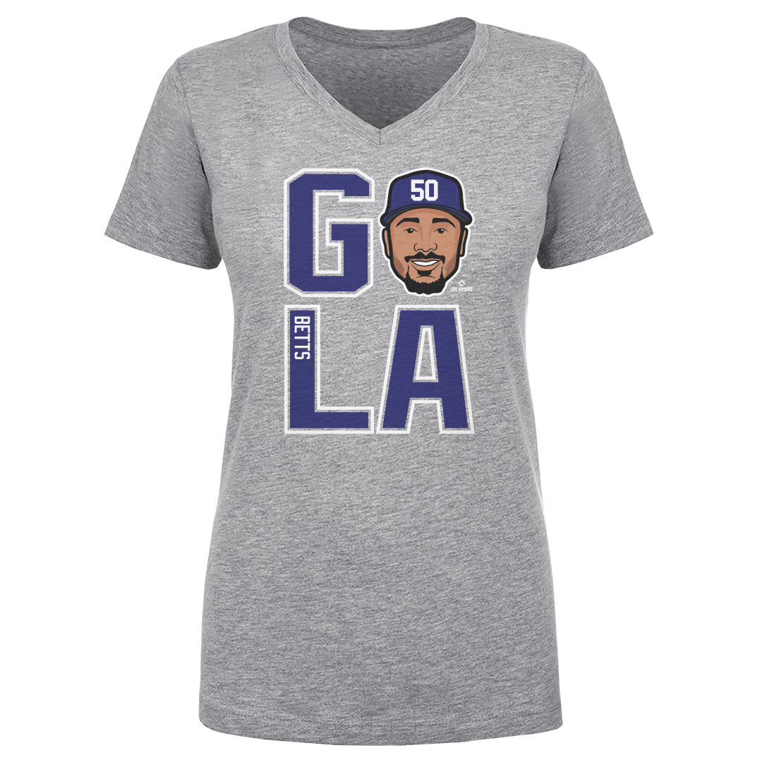 Mookie Betts Women's V-Neck T-Shirt | 500 LEVEL