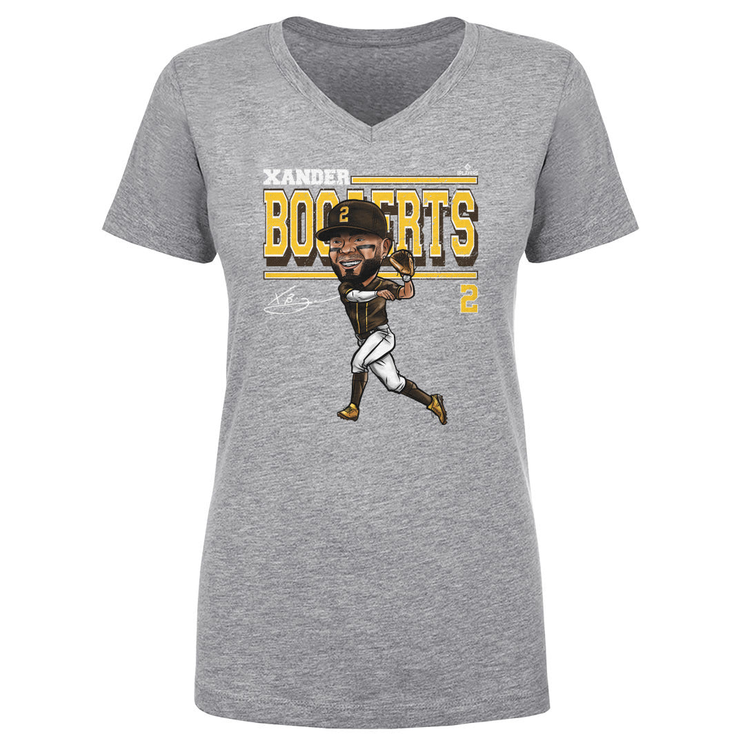 Xander Bogaerts Women's V-Neck T-Shirt | 500 LEVEL