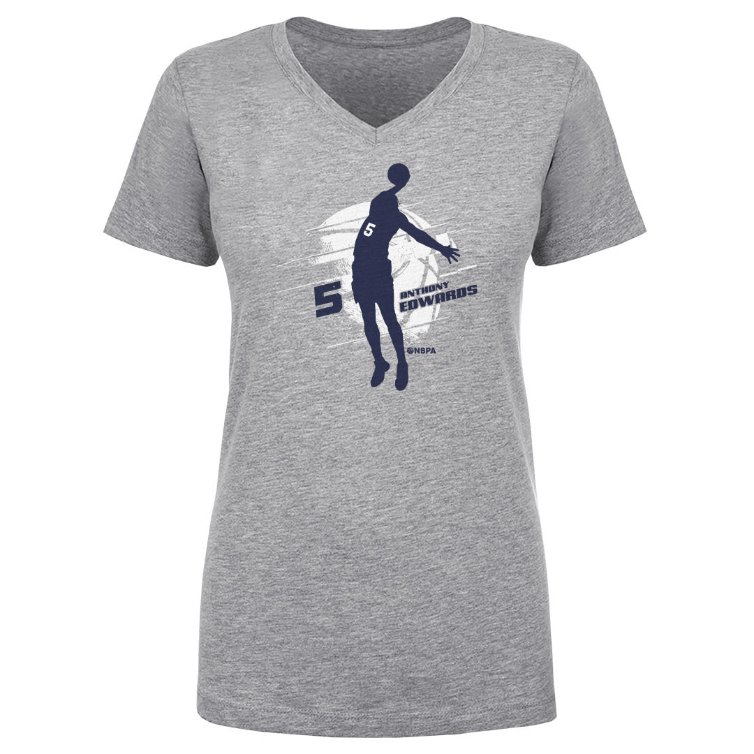 Anthony Edwards Women's V-Neck T-Shirt | 500 LEVEL