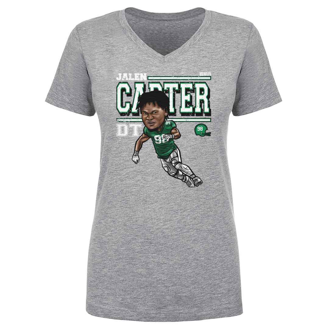 Jalen Carter Women's V-Neck T-Shirt | 500 LEVEL