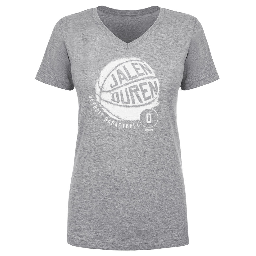 Jalen Duren Women's V-Neck T-Shirt | 500 LEVEL