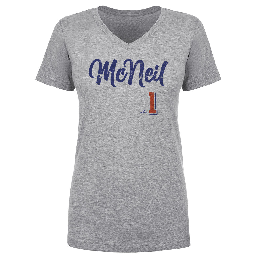 Jeff McNeil Women's V-Neck T-Shirt | 500 LEVEL