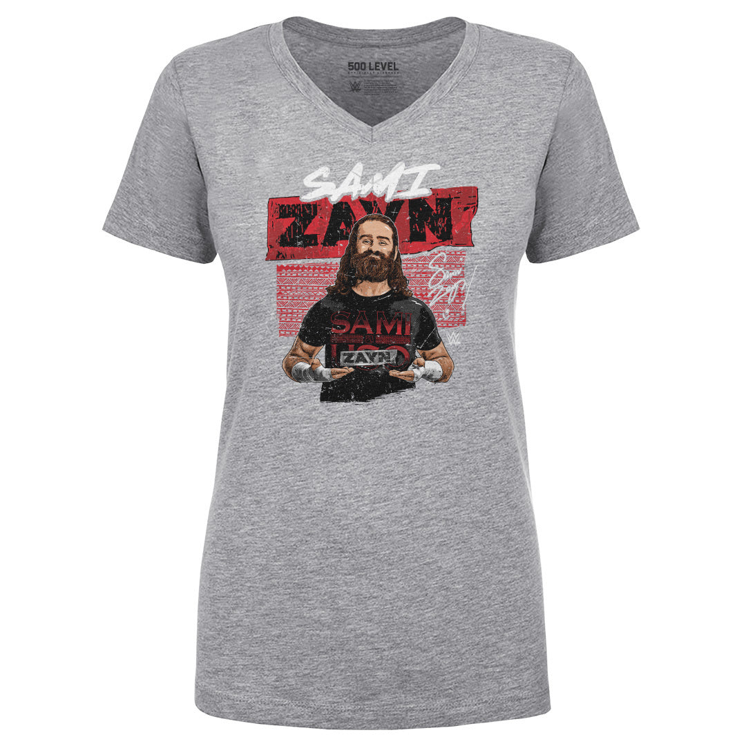 Sami Zayn Women's V-Neck T-Shirt | 500 LEVEL