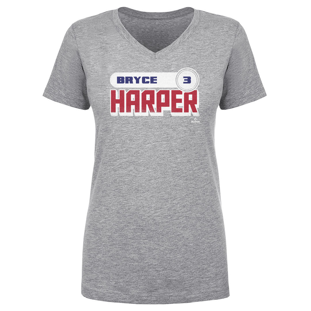 Bryce Harper Women's V-Neck T-Shirt | 500 LEVEL