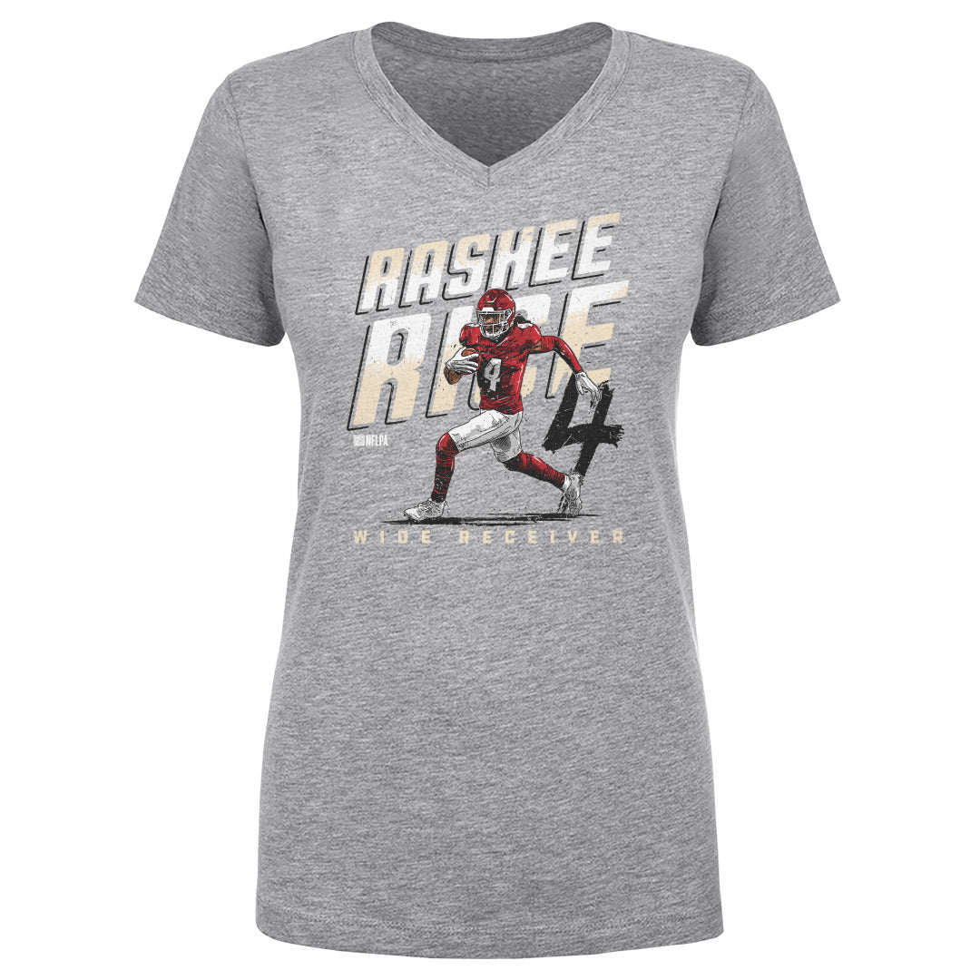 Rashee Rice Women's V-Neck T-Shirt | 500 LEVEL