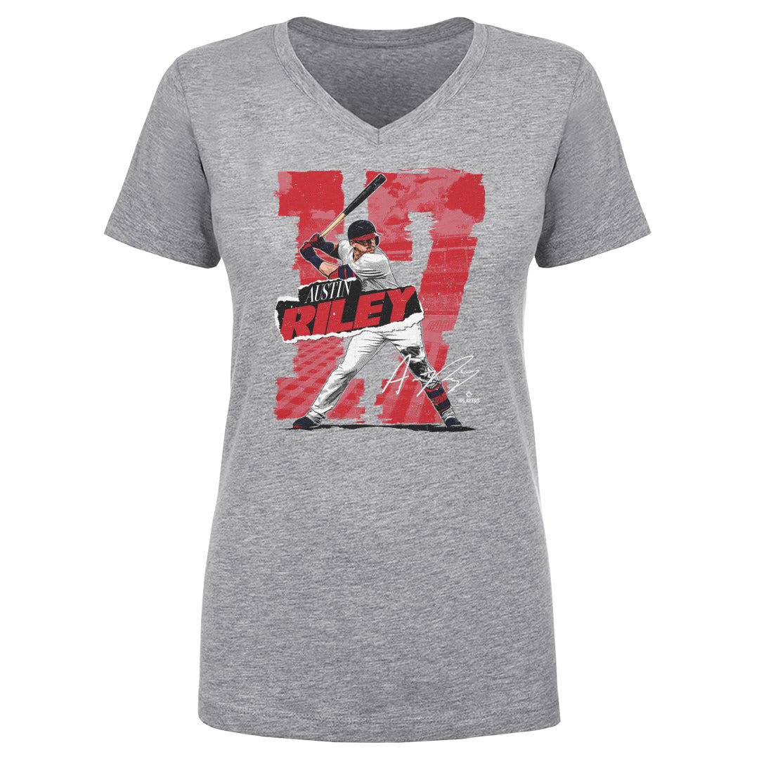 Austin Riley Women's V-Neck T-Shirt | 500 LEVEL