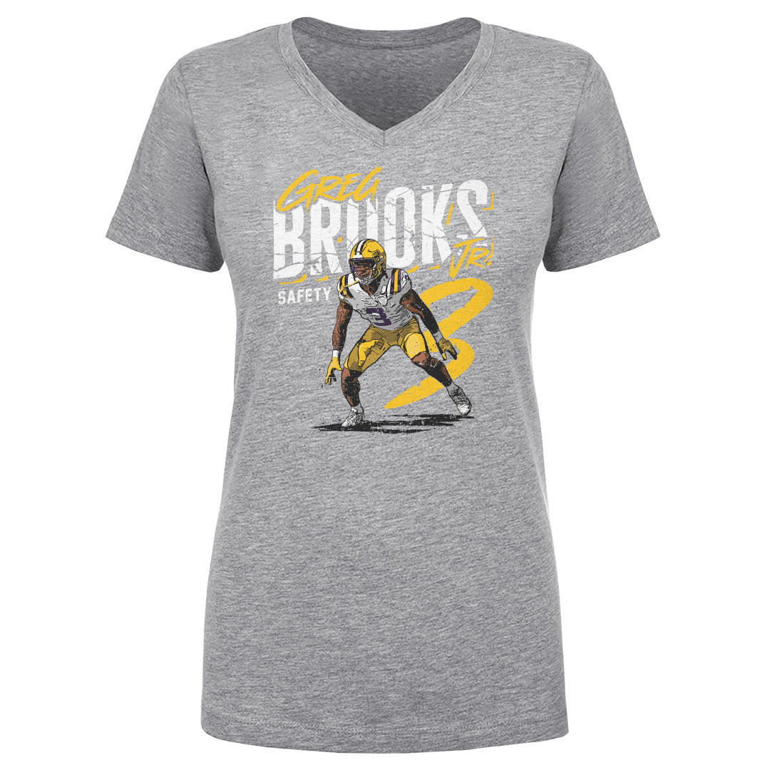 Greg Brooks Jr. Women's V-Neck T-Shirt | 500 LEVEL