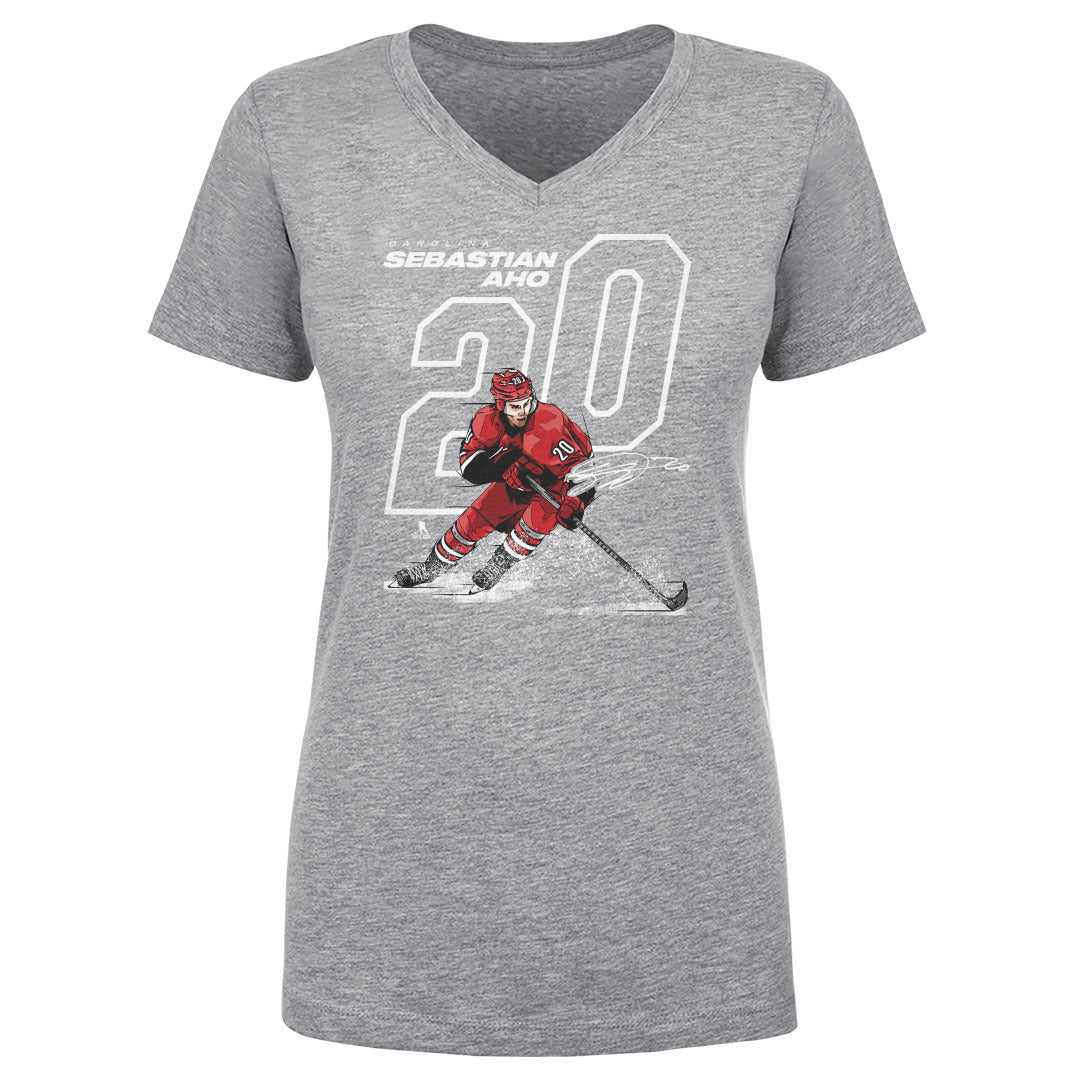Sebastian Aho Women's V-Neck T-Shirt | 500 LEVEL