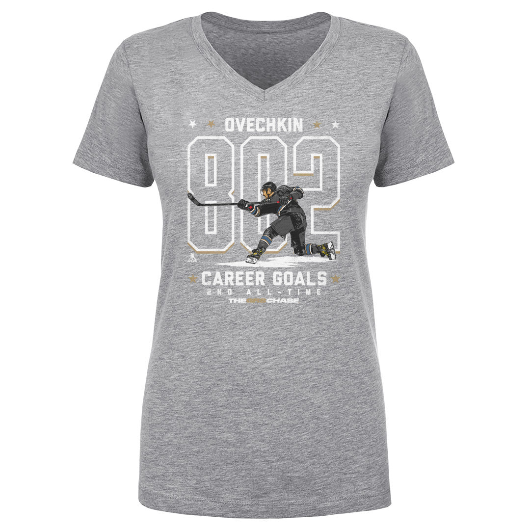 Alex Ovechkin Women's V-Neck T-Shirt | 500 LEVEL