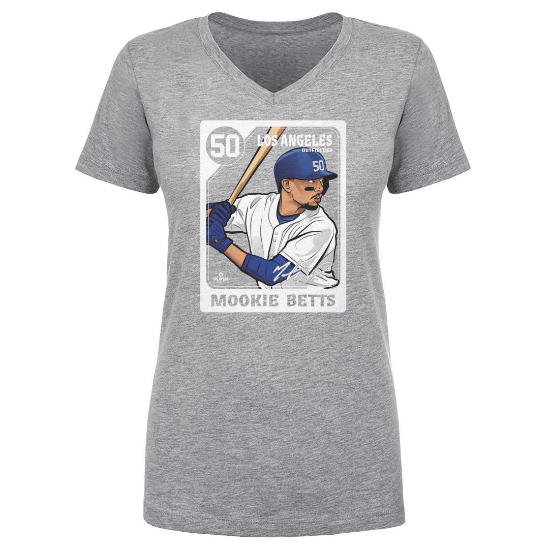 Mookie Betts Women's V-Neck T-Shirt | 500 LEVEL