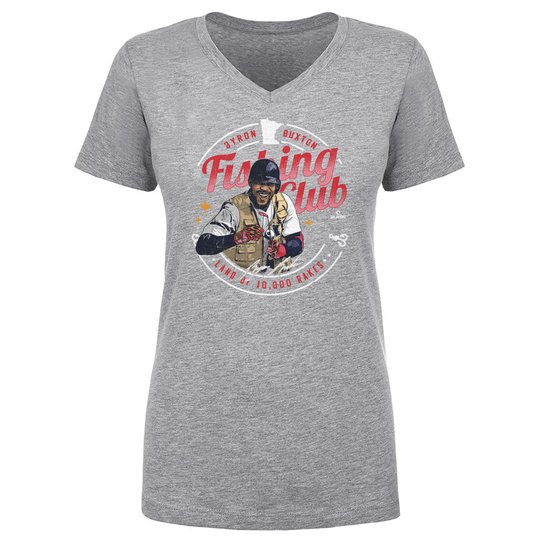 Byron Buxton Women's V-Neck T-Shirt | 500 LEVEL