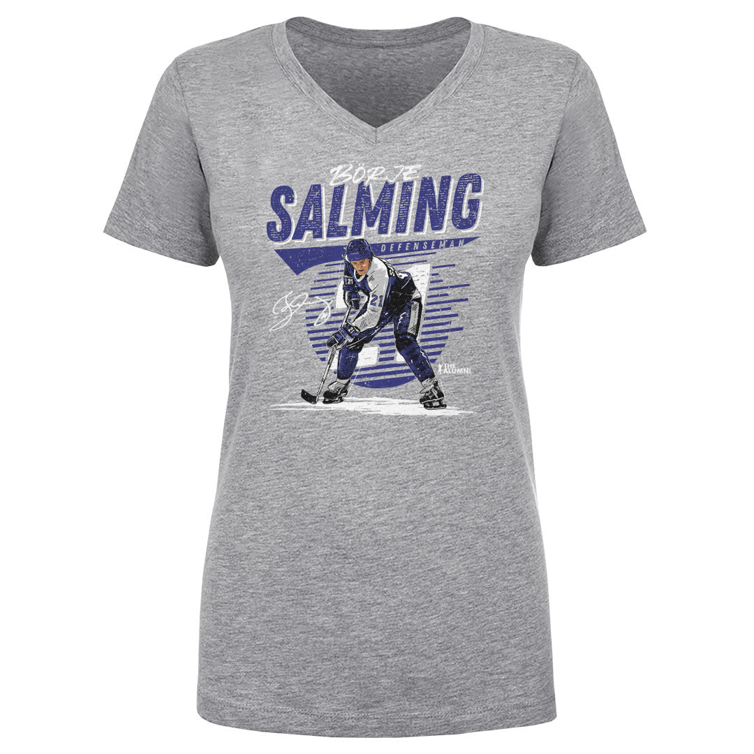 Borje Salming Women's V-Neck T-Shirt | 500 LEVEL
