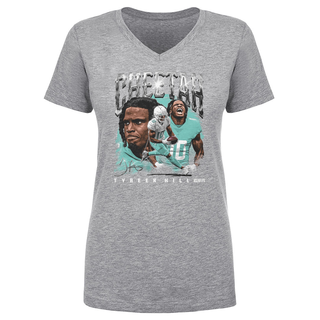 Tyreek Hill Women's V-Neck T-Shirt | 500 LEVEL