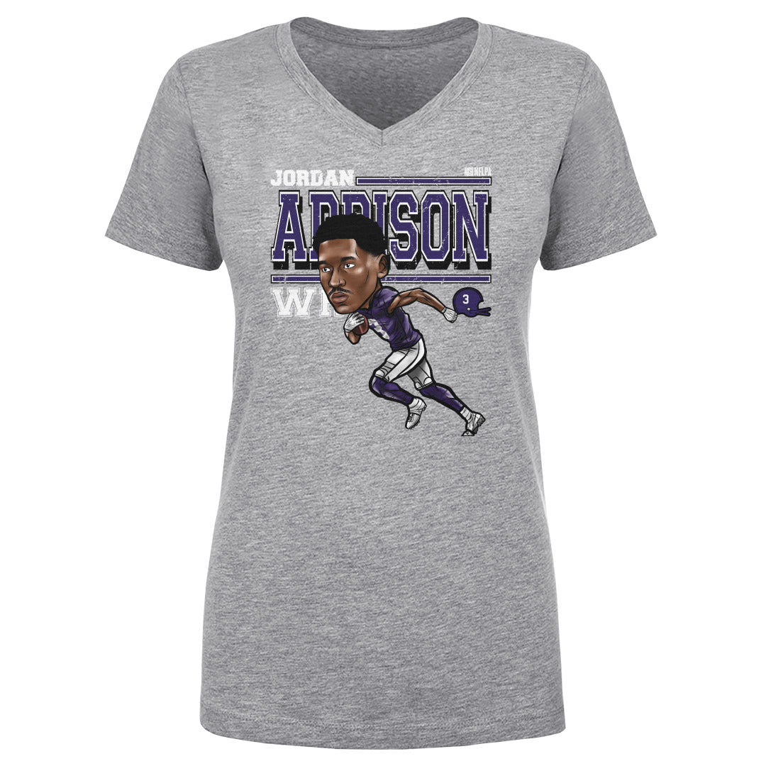 Jordan Addison Women's V-Neck T-Shirt | 500 LEVEL