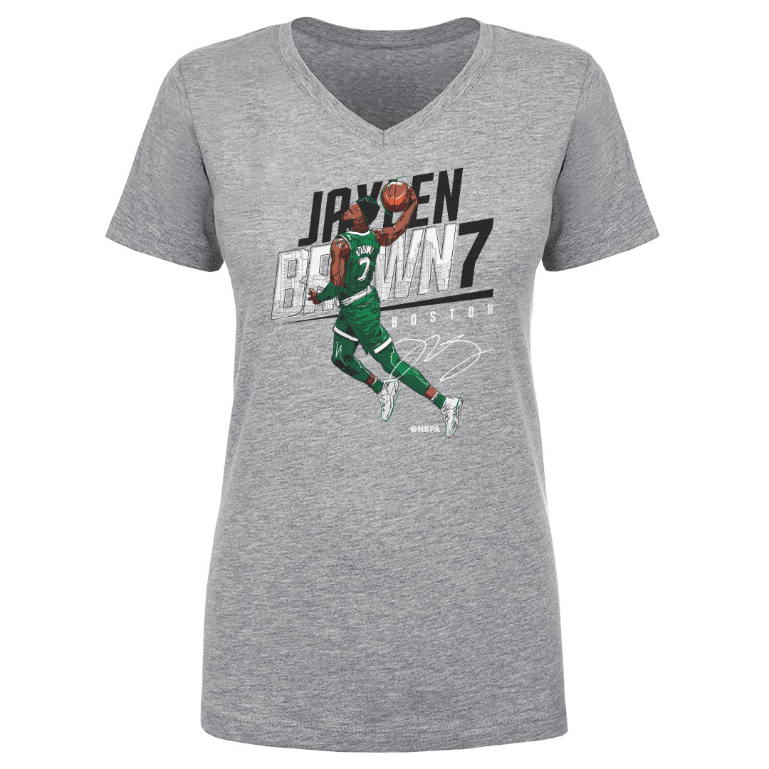 Jaylen Brown Women's V-Neck T-Shirt | 500 LEVEL