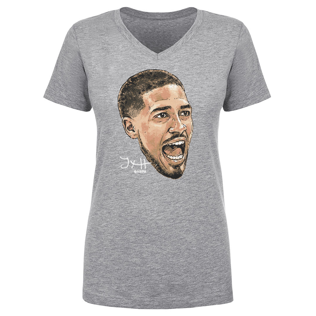 Tyrese Haliburton Women's V-Neck T-Shirt | 500 LEVEL