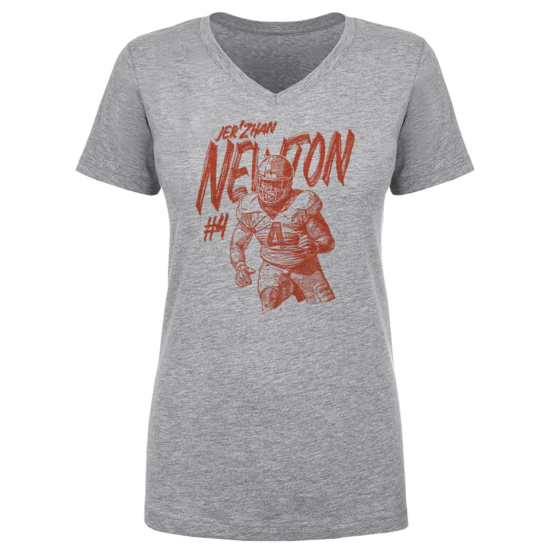 Jer'Zhan Newton Women's V-Neck T-Shirt | 500 LEVEL