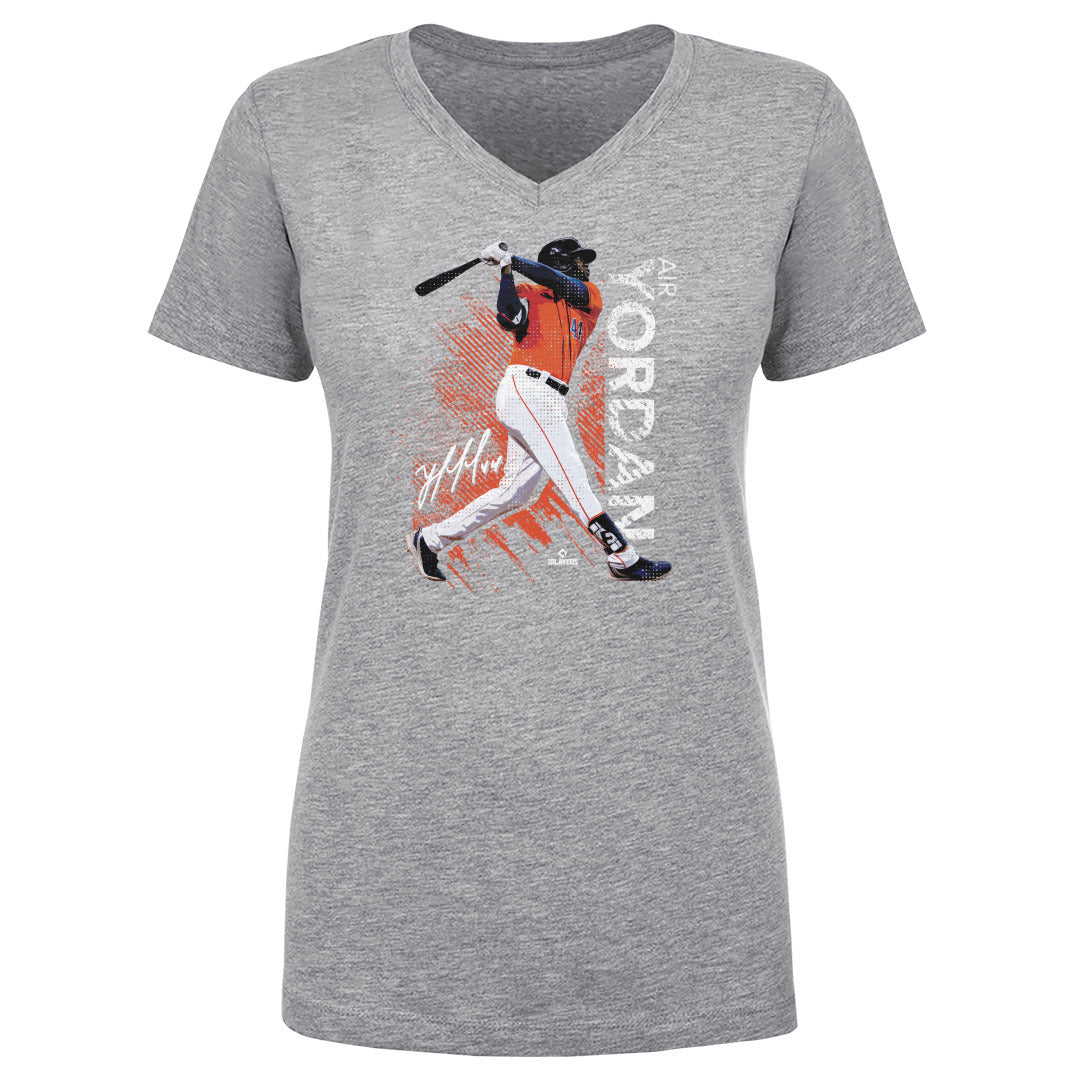 Yordan Alvarez Women's V-Neck T-Shirt | 500 LEVEL