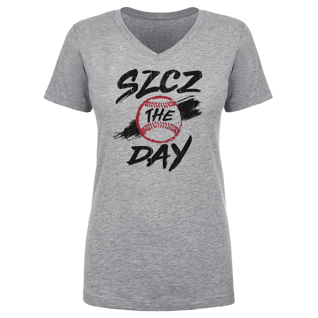 Matt Szczur Women's V-Neck T-Shirt | 500 LEVEL