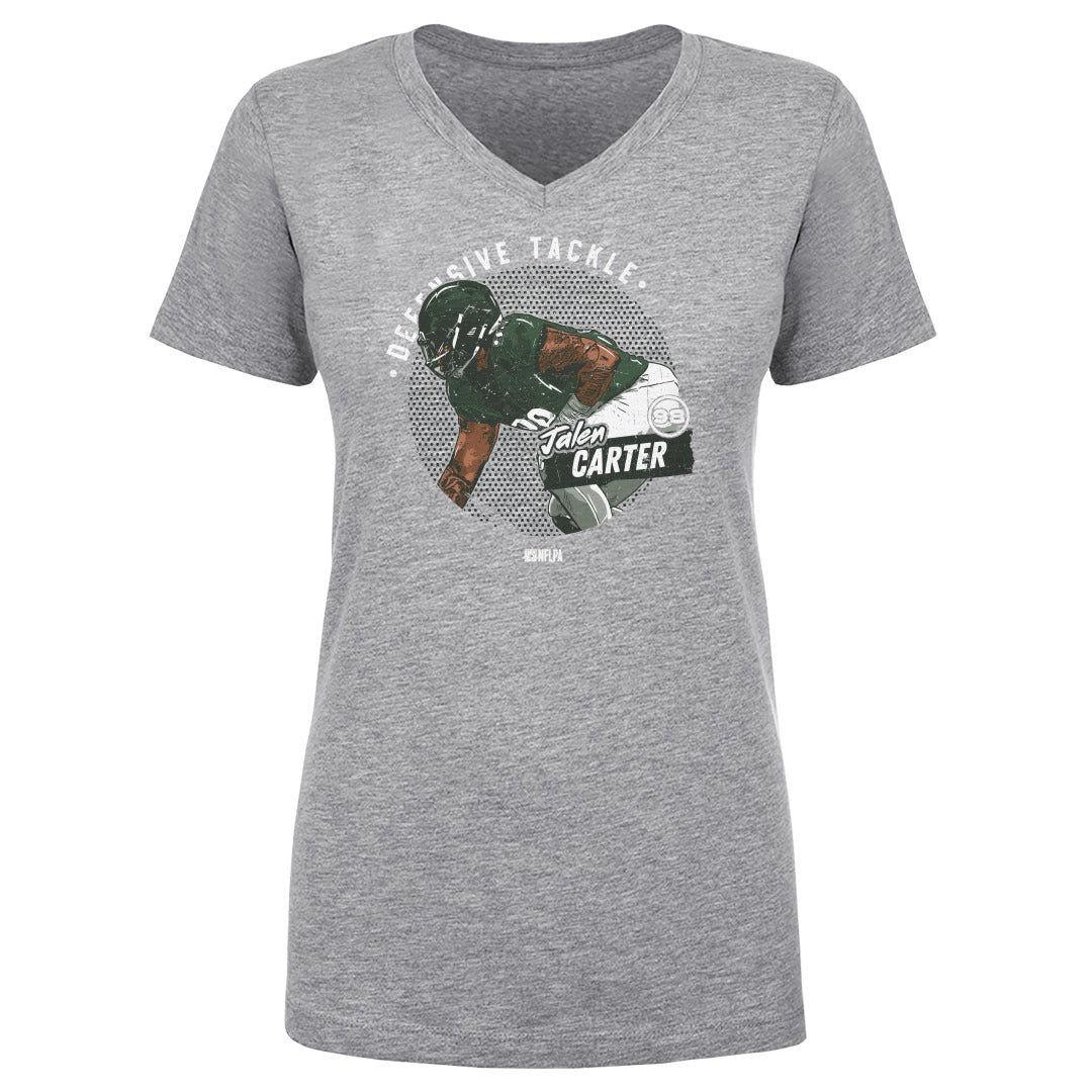 Jalen Carter Women's V-Neck T-Shirt | 500 LEVEL