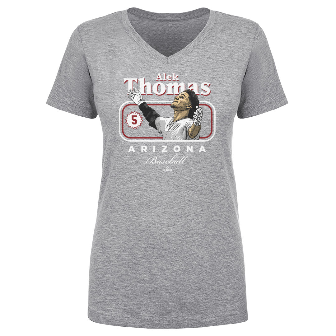 Alek Thomas Women's V-Neck T-Shirt | 500 LEVEL