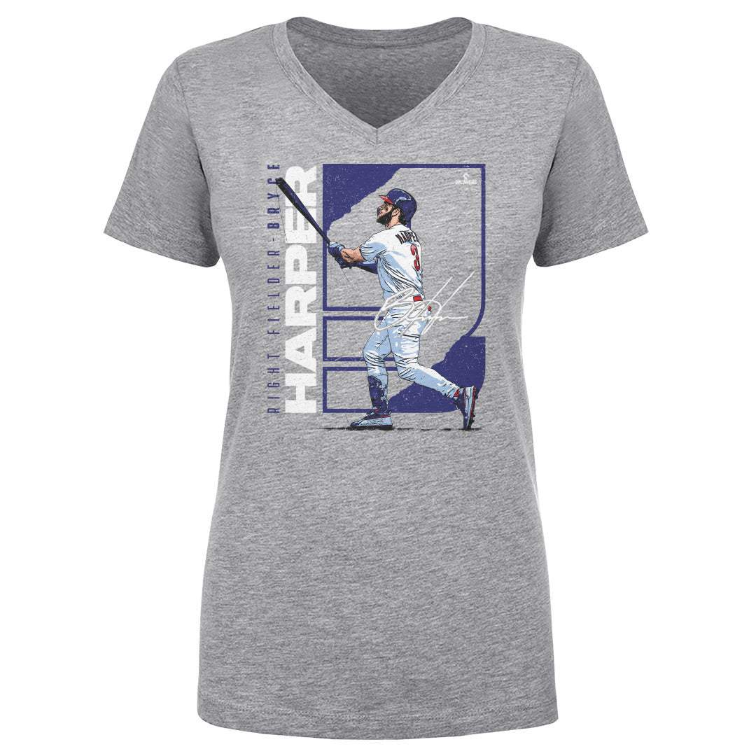 Bryce Harper Women's V-Neck T-Shirt | 500 LEVEL