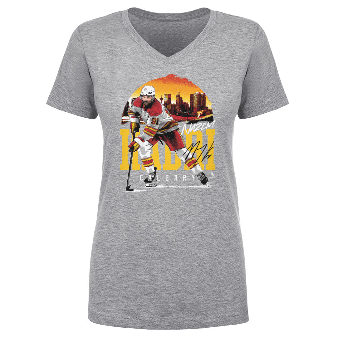 Nazem Kadri Women's V-Neck T-Shirt | 500 LEVEL