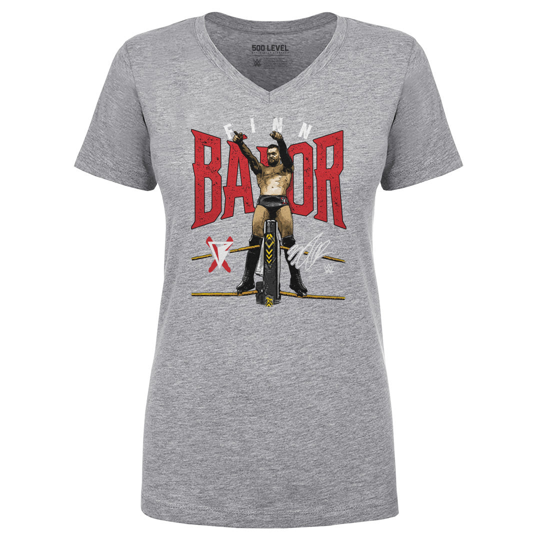 Finn Balor Women's V-Neck T-Shirt | 500 LEVEL