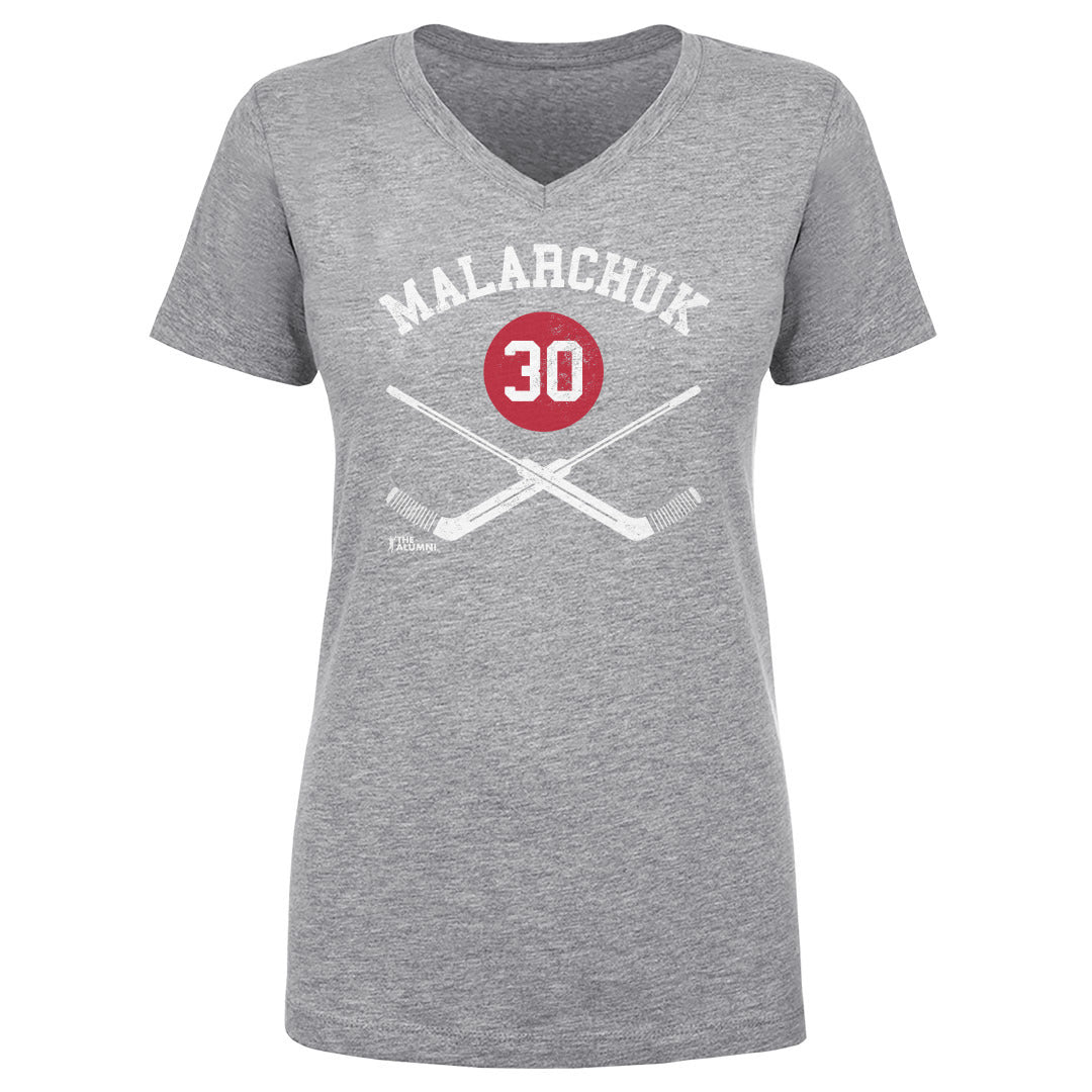 Clint Malarchuk Women's V-Neck T-Shirt | 500 LEVEL