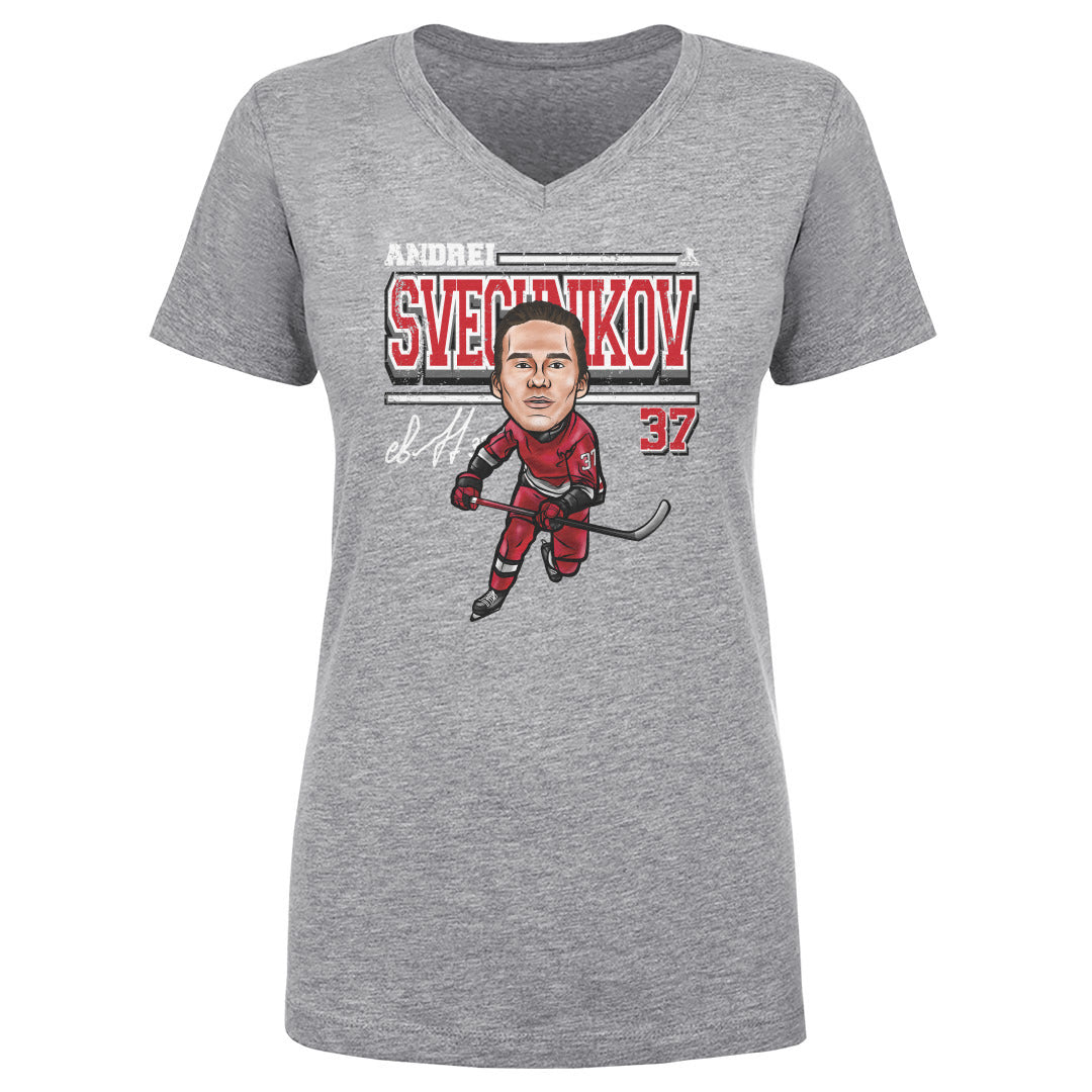 Andrei Svechnikov Women's V-Neck T-Shirt | 500 LEVEL