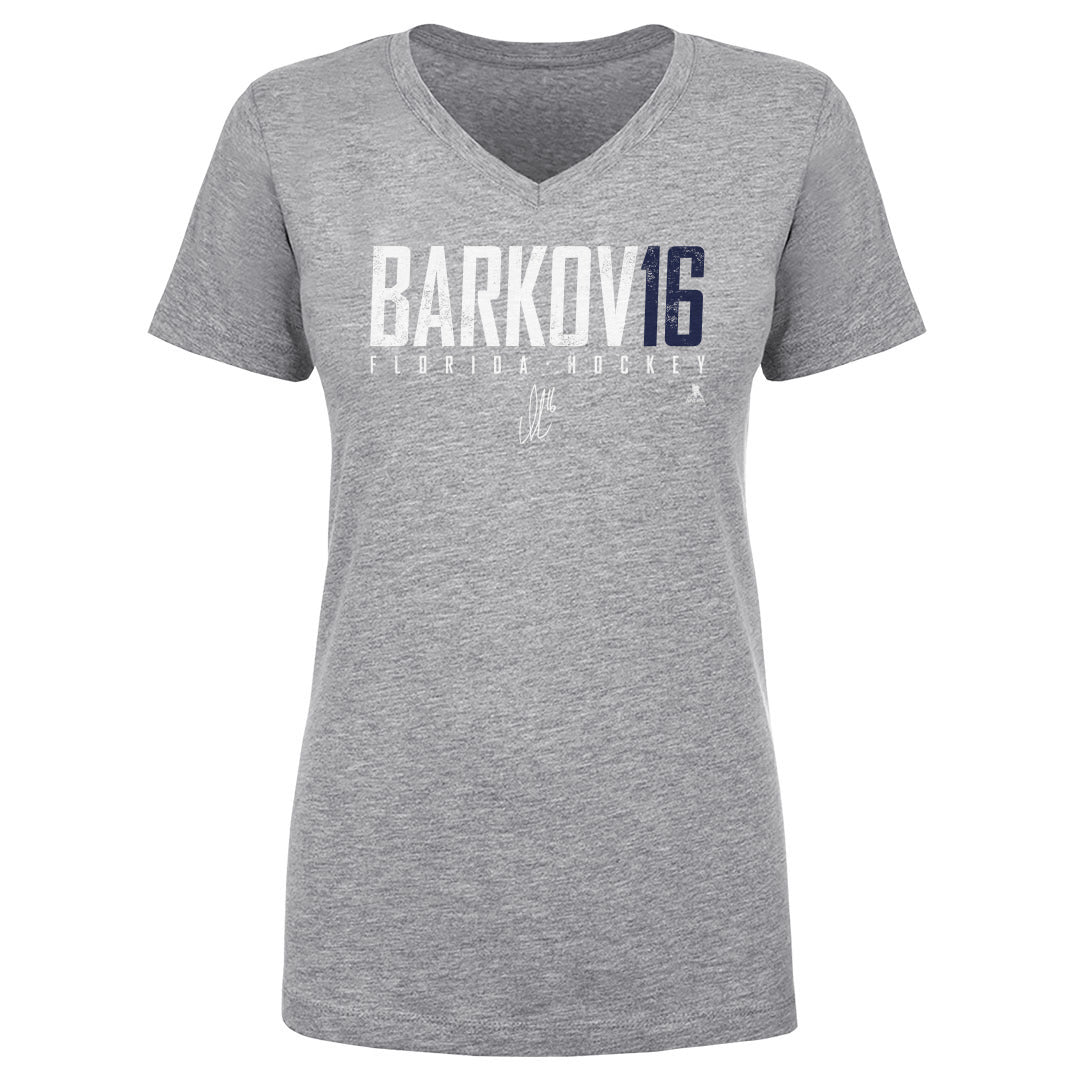 Aleksander Barkov Women's V-Neck T-Shirt | 500 LEVEL