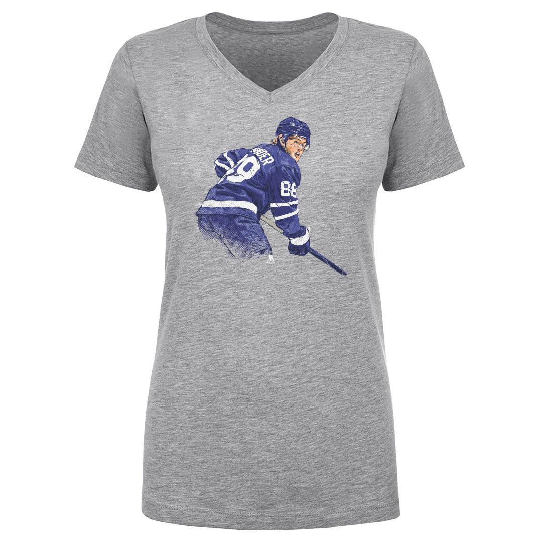 William Nylander Women's V-Neck T-Shirt | 500 LEVEL
