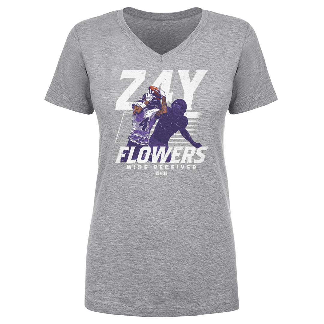 Zay Flowers Women's V-Neck T-Shirt | 500 LEVEL