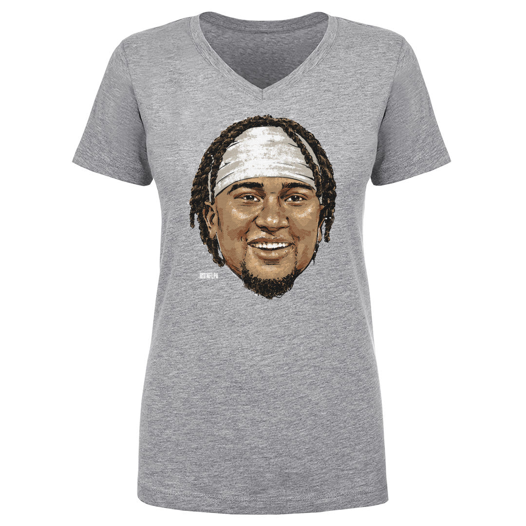 C.J. Stroud Women's V-Neck T-Shirt | 500 LEVEL