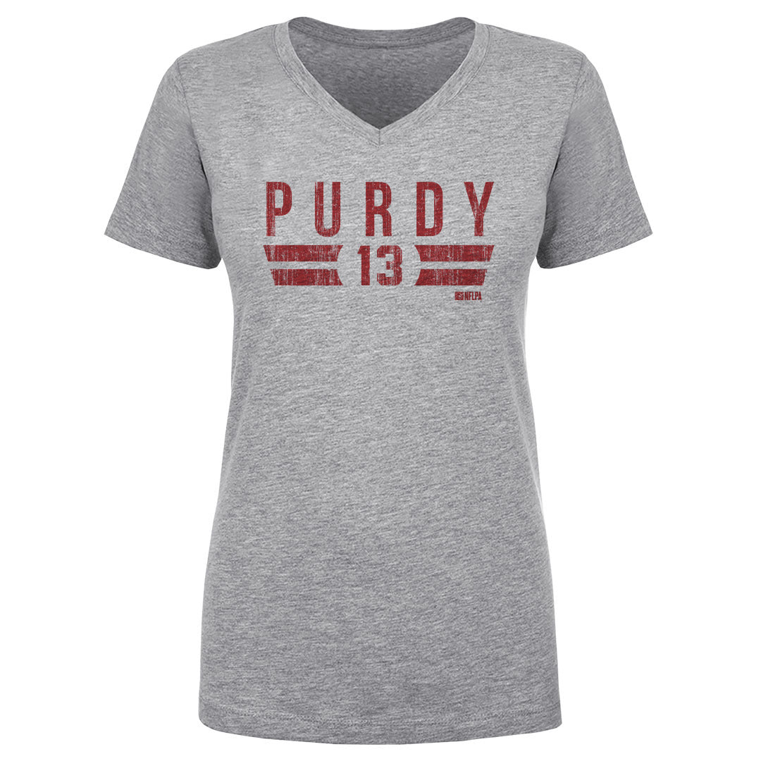 Brock Purdy Women's V-Neck T-Shirt | 500 LEVEL