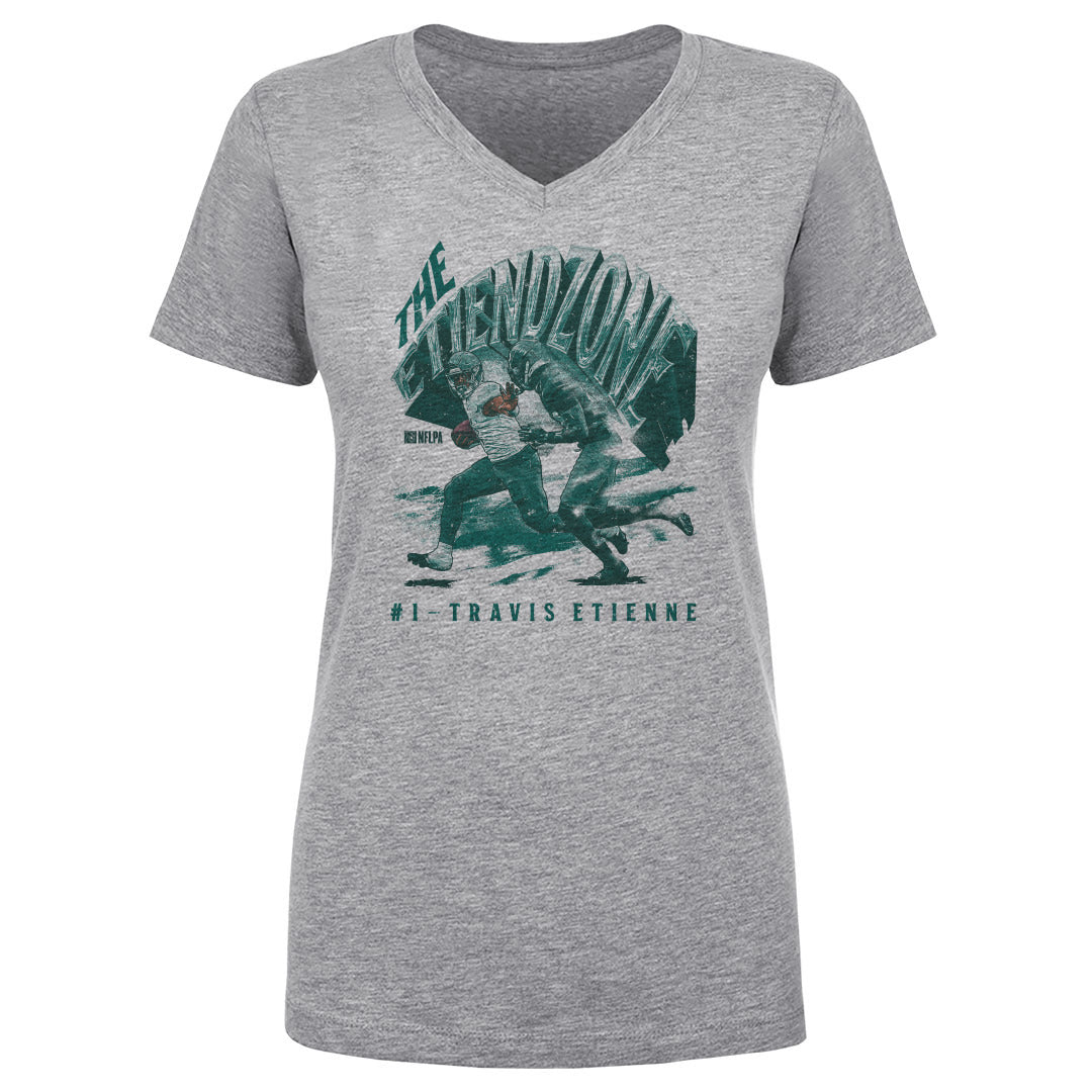 Travis Etienne Women's V-Neck T-Shirt | 500 LEVEL