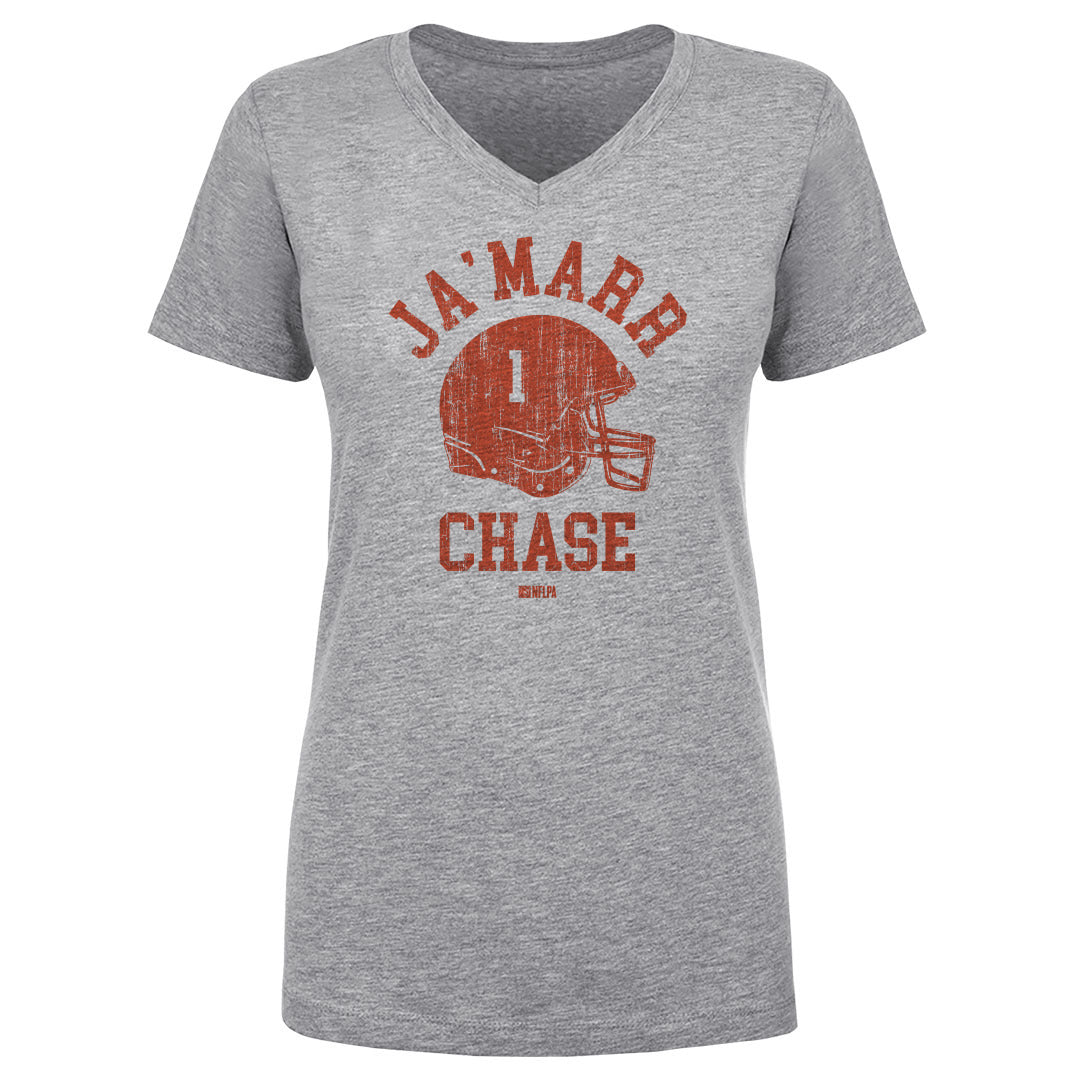 Ja'Marr Chase Women's V-Neck T-Shirt | 500 LEVEL
