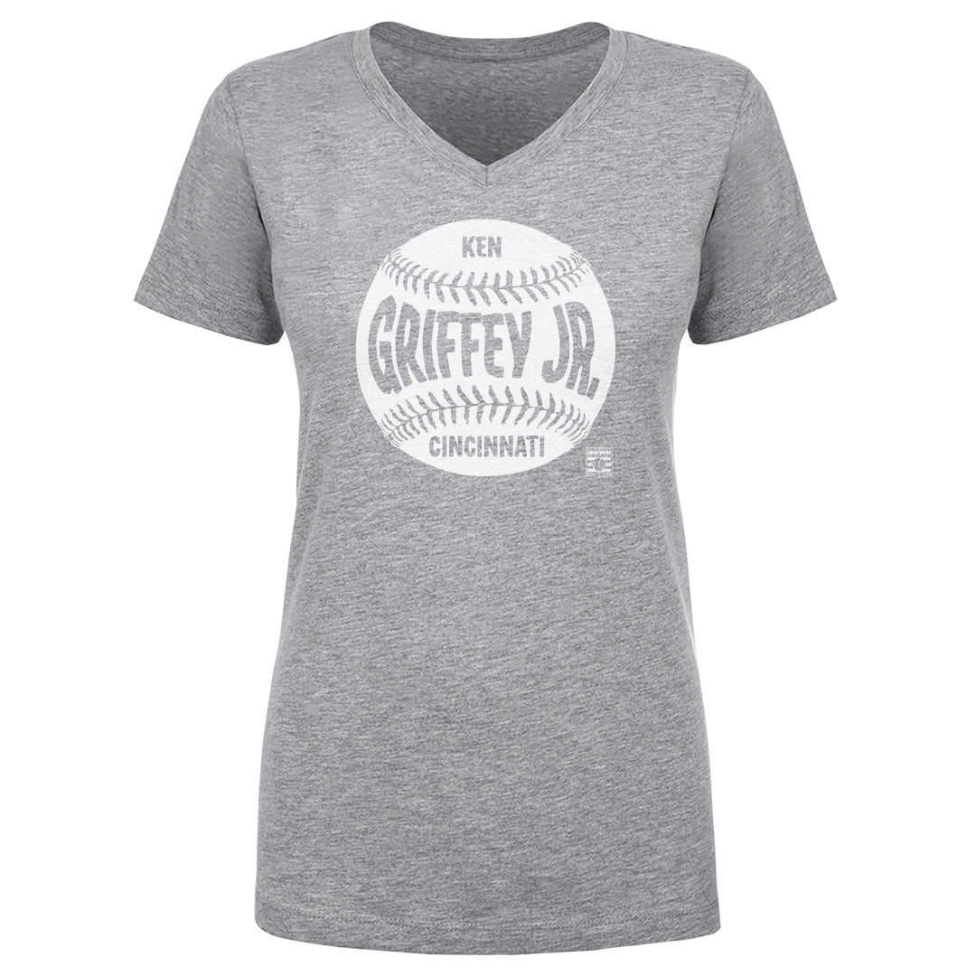 Ken Griffey Jr. Women's V-Neck T-Shirt | 500 LEVEL