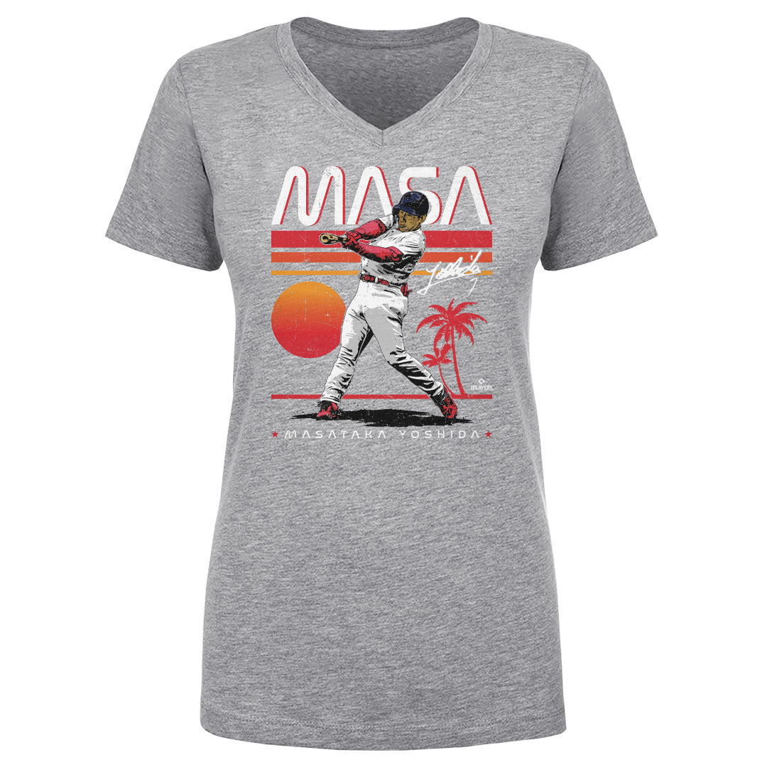 Masataka Yoshida Women's V-Neck T-Shirt | 500 LEVEL